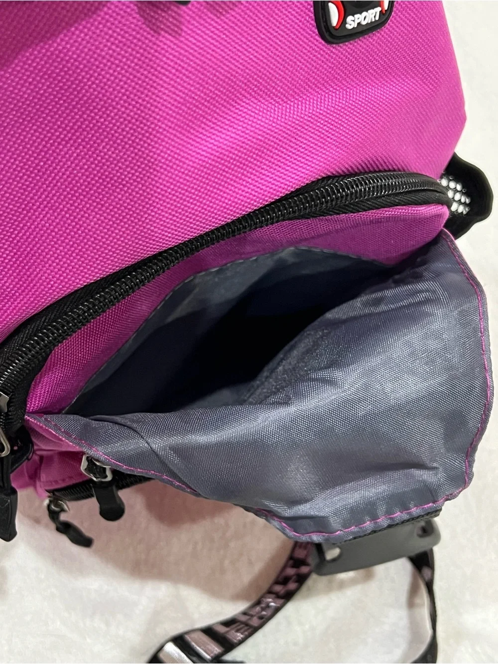 Convertible Purple Sling Bag Crossbody Backpack